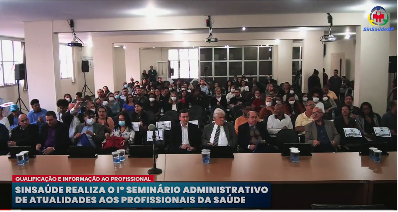 Federação integra painel de debates sobre atualidades para profissionais da saúde promovido pelo Sinsaúde-SP - acompanhe a cobertura completa